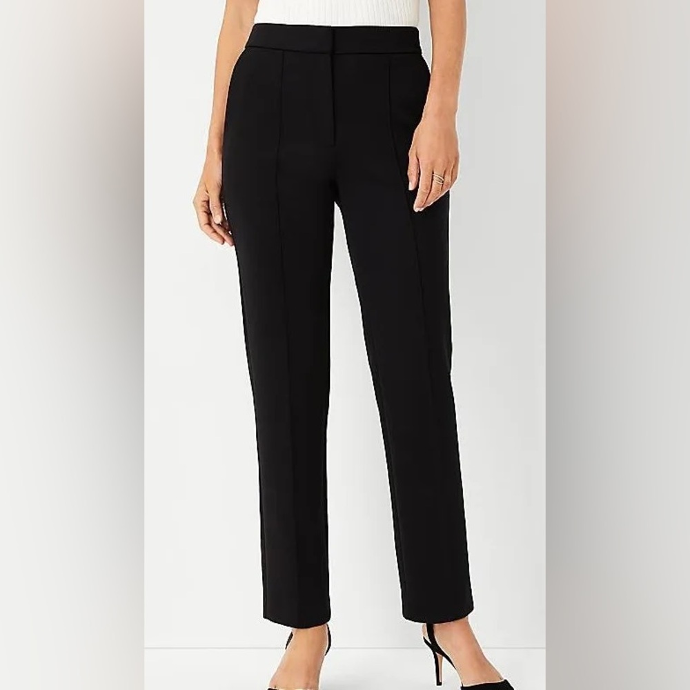 NWOT Ann Taylor untucked straight leg pant in double knit